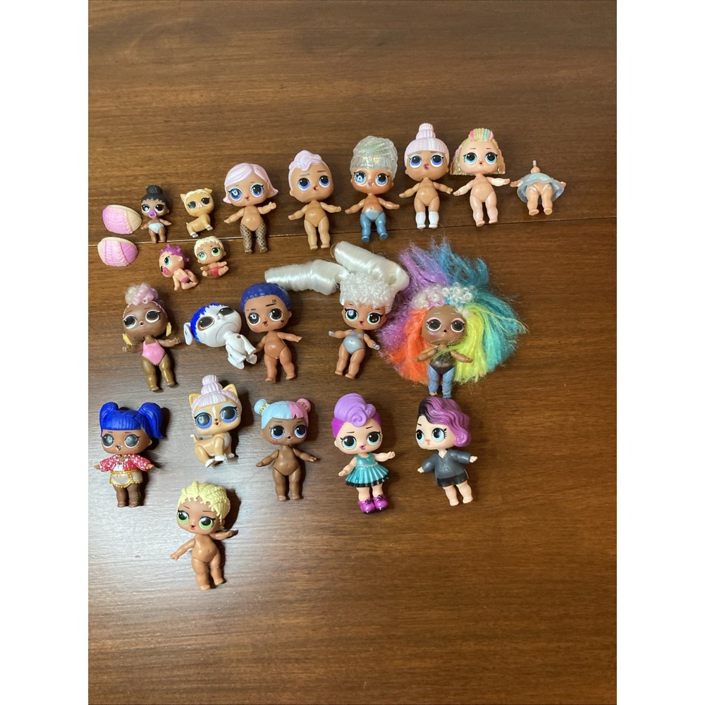 LOL Surprise OMG Dolls by MGA Mixed Lot of 20 Small